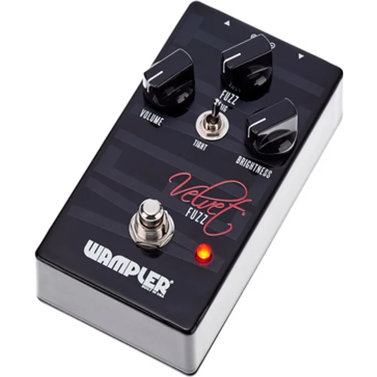 Wampler Velvet Fuzz, Overdrive-Pedal mit zwei Clipping-Optionen und True Bypass, made in USA