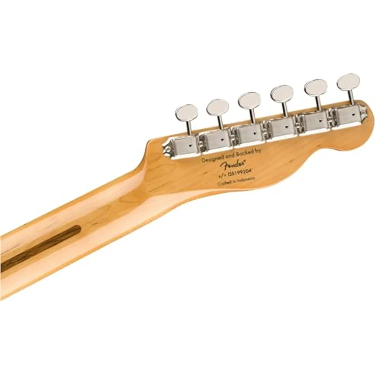 Squier Classic Vibe 50s Tele LH MN BB, Linkshänder Telecaster E-Gitarre, Butterscotch Blonde, Ahornhals, Fender Designed Alnico Single-Coil Tonabnehmer – Bild 9