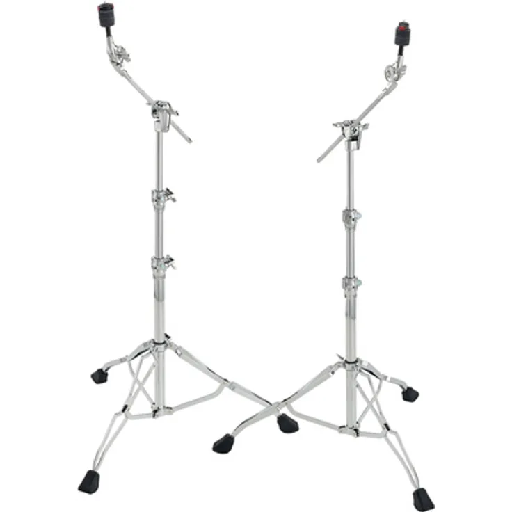 Tama HC83BW Cymbal Boom Stand Pack, doppeltes Galgenbeckenständer Set mit Quick Set Tilter, aus der Road Pro Serie