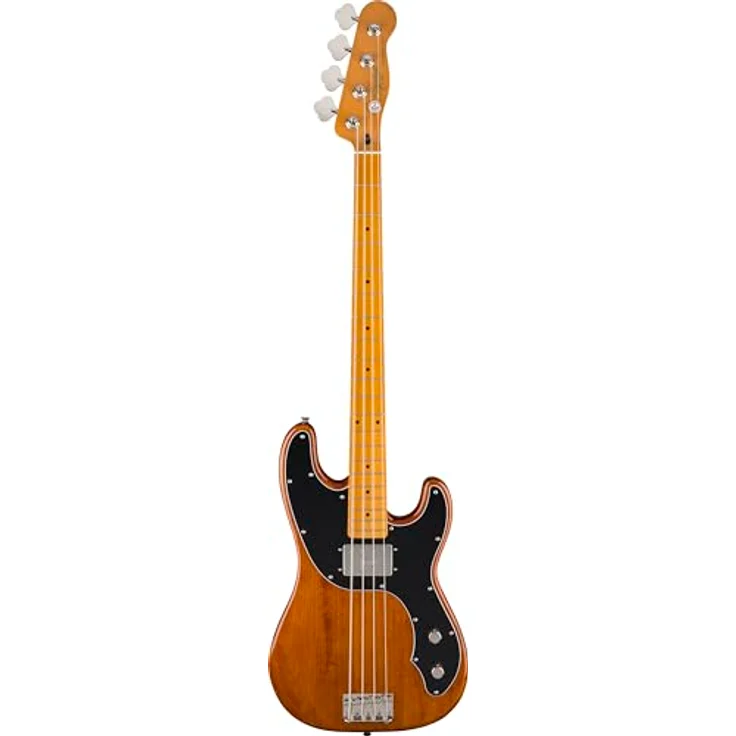 Squier CV Tele Bass MN BPG MOC, E-Bass mit Pappel Korpus, Ahorn Hals und Griffbrett, Humbucker Tonabnehmer, Farbe Mocha – Bild 1