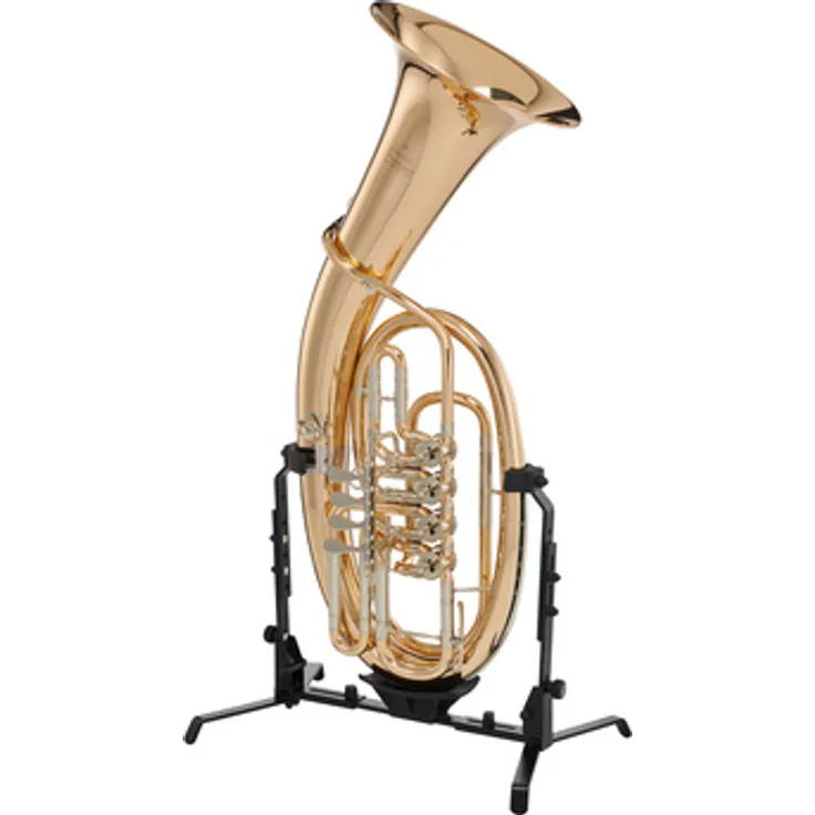 Miraphone 47WL4 11000 Bb-Tenorhorn, 4 Drehventile, Goldmessing, Bohrung 13,9 mm, Schallbecher 270 mm, inkl. TH10 Mundstück