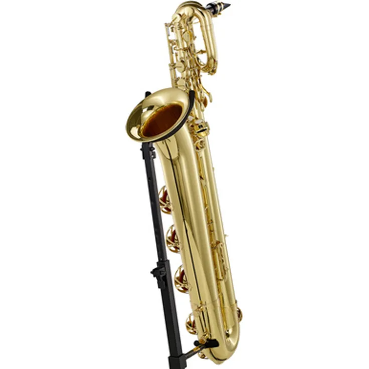 Startone SBS-75 Baritonsaxophon, tief A-Klappe, verstellbarer Daumenhalter, Messing, Klarlack, inkl. Koffer und abschraubbarem Stachel