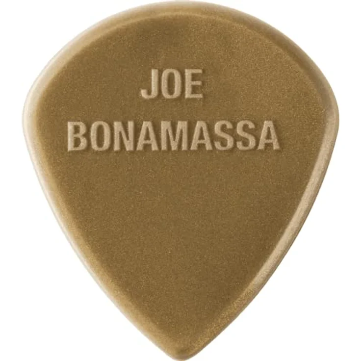 Dunlop Joe Bonamassa Custom Jazz III, 6er Pack Signature Plektren aus Nylon, gold – Bild 4