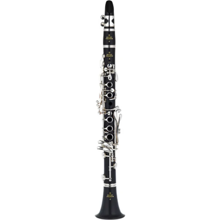 Buffet Crampon E-11 Eb-Klarinette mit 17 Klappen und 6 Ringen, 442 Hz, versilberte Mechanik, afrikanisches Grenadill, inkl. Etui und Zubehör