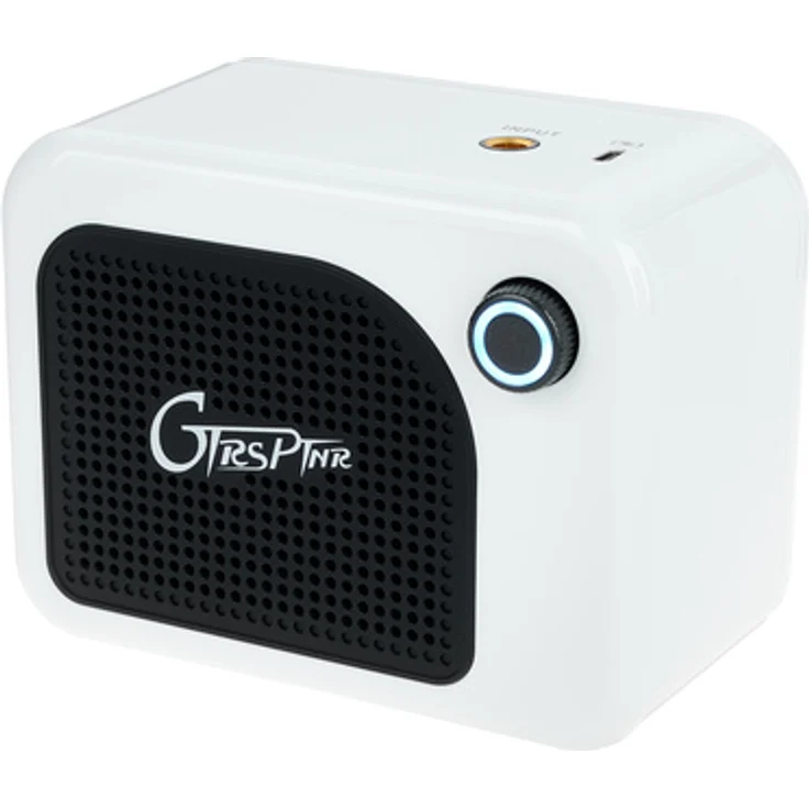 Mooer GTRS PTNR Bluetooth Amp WH, Mini Gitarren Combo-Verstärker mit 5 Watt RMS, wiederaufladbarem Akku und weißem Finish – Bild 1