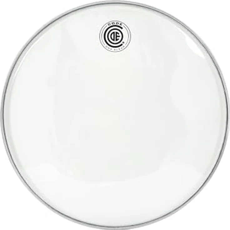 Code 14" DNA Clear Tom Fell, einlagig, transparent, Grip-Tight Hoops aus Aluminium mit Stahlkern, offener Sound – Bild 2