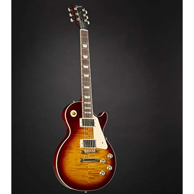 Gibson Les Paul Standard 60s IT, E-Gitarre mit Mahagoni Korpus, AA-geflammter Ahorndecke, Iced Tea Finish, inkl. Koffer – Bild 9