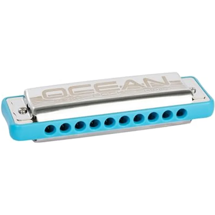 Cascha HH-2324 Ocean Rock Blue G, Diatonische Mundharmonika in G-Dur mit 20 Stimmzungen aus Phosphor-Bronze, blau – Bild 10