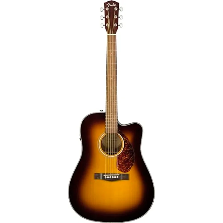 Fender CD-140SCE Dreadnought Elektroakustikgitarre, 3-Tone Sunburst, mit Hartschalenkoffer und kostenlosen Kursen auf Fender Play – Bild 1
