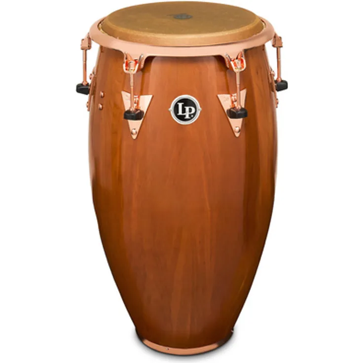 LP 12.5" Cherry Copper Tumba, Limited Edition mit Kirschbaumkessel und handselektiertem Kuhlederfell
