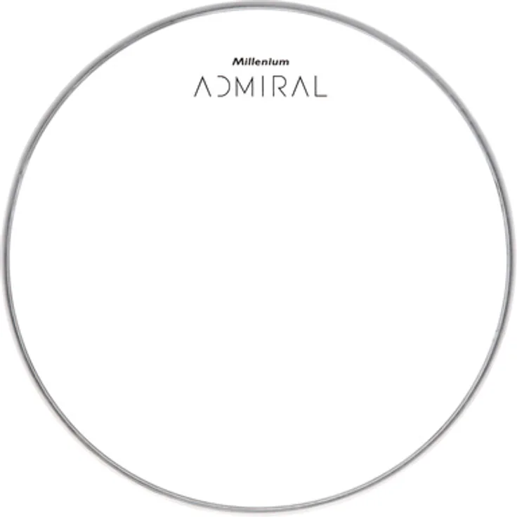 Millenium 12" Admiral Clear Fell, einlagig, 10-mil, transparent mit offenem, obertonreicher Klang und hohem Attack
