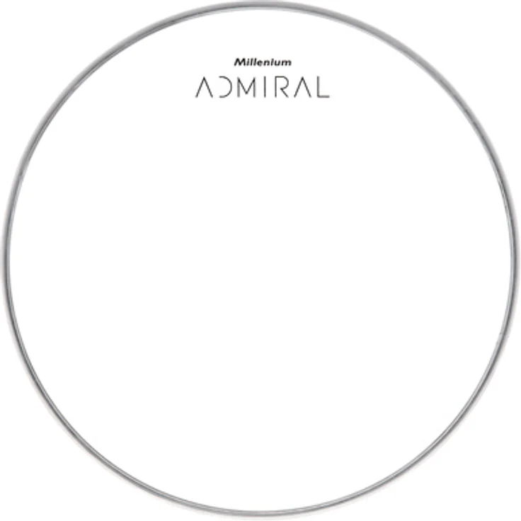 Millenium 12" Admiral Clear Fell, einlagig, 10-mil, transparent mit offenem, obertonreicher Klang und hohem Attack