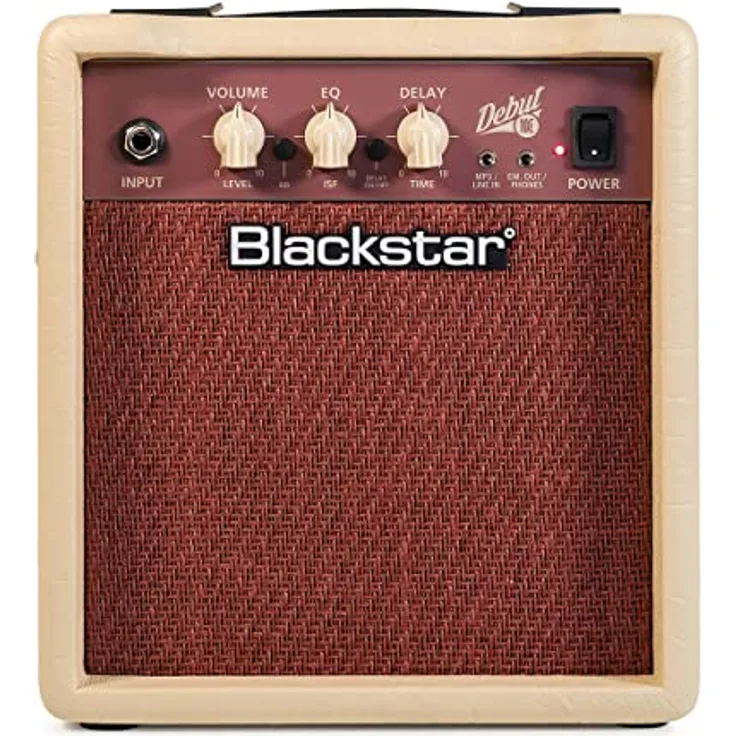 Blackstar Debut 10E, Transistor Combo Verstärker für E-Gitarre mit 10 Watt, 2 Kanälen und digitalem Echo