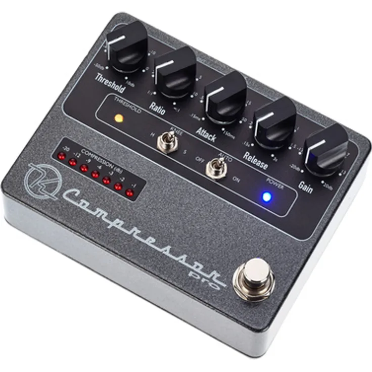 Keeley Compressor Pro, Effektpedal mit Bi-Color LED Anzeige, Hard/Soft Knee Kompression, Auto Mode, True-bypass, handgefertigt in den USA