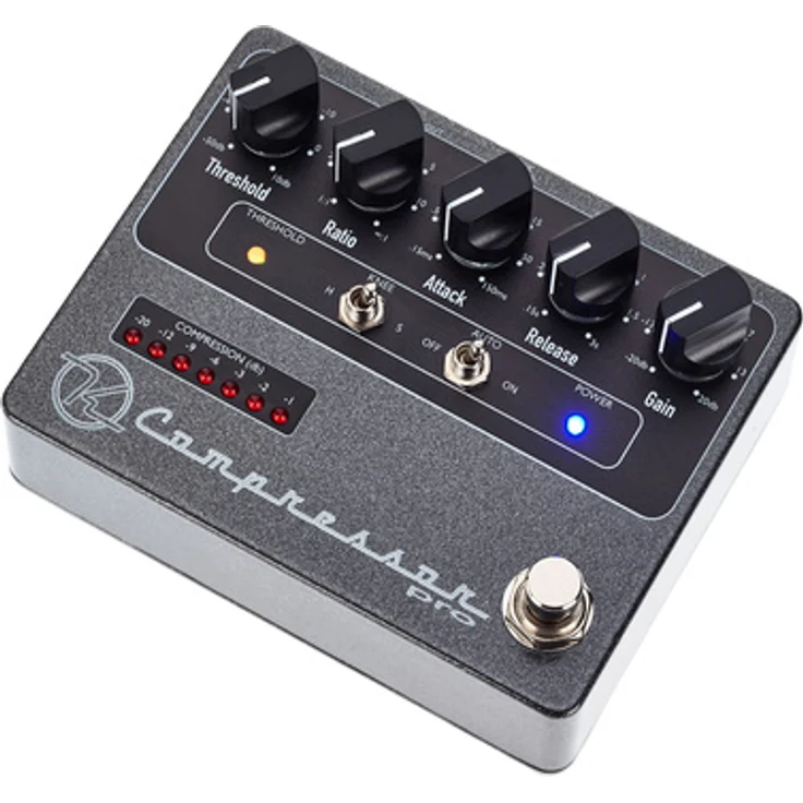 Keeley Compressor Pro, Effektpedal mit Bi-Color LED Anzeige, Hard/Soft Knee Kompression, Auto Mode, True-bypass, handgefertigt in den USA
