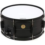 Tama BST1465BK, Snare Drum 6.5"x14" aus Stahl, Matt Schwarz mit farblich angepasster Hardware