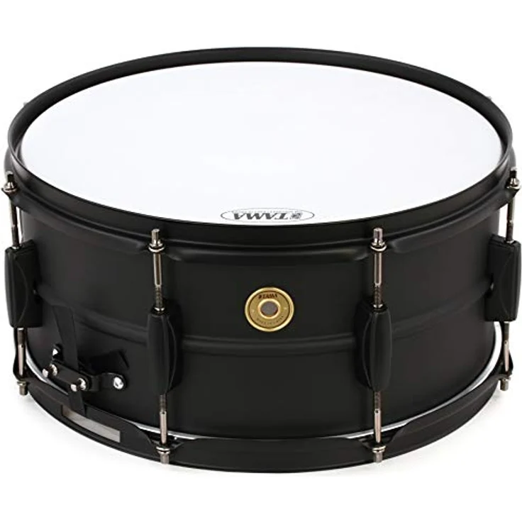 Tama BST1465BK, Snare Drum 6.5"x14" aus Stahl, Matt Schwarz mit farblich angepasster Hardware – Bild 1