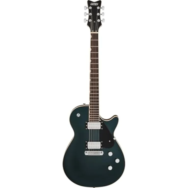 Gretsch Electromatic Jet CG, E-Gitarre in Cadillac Green mit Mahagoni Korpus, Ahorndecke und 2 PureVolt Twin Six Humbucker Pickups – Bild 2