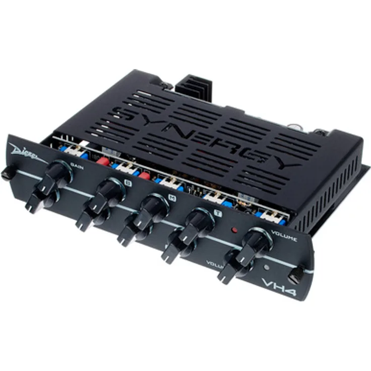 Synergy Diezel VH4 Pre-Amp, Vollröhren Pre-Amp Modul für Synergy Verstärker mit 2 Kanälen, 2 x 12AX7 Röhren, kompaktes Design (B x T x H: 17,8 x 14 x 3,8 cm)