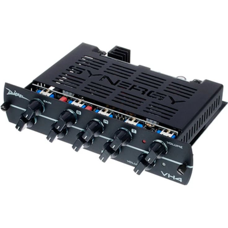 Synergy Diezel VH4 Pre-Amp, Vollröhren Pre-Amp Modul für Synergy Verstärker mit 2 Kanälen, 2 x 12AX7 Röhren, kompaktes Design (B x T x H: 17,8 x 14 x 3,8 cm)