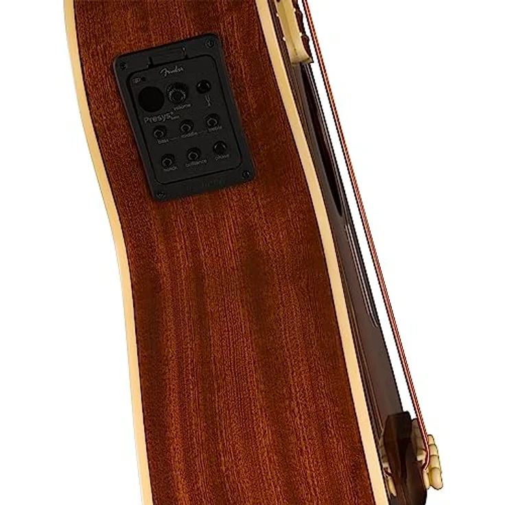 Fender Kingman Bass SEB WN, Akustikbass mit massiver Fichtendecke, Sapele Boden und Zargen, Shaded Edge Burst Finish, inkl. Gig Bag – Bild 6