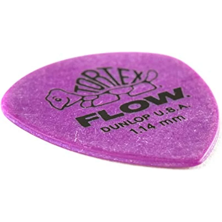 Dunlop Flow Standard Pick Set, Plektren mit 12 Stück, 1,14 mm Stärke, violett, langlebig und präzise – Bild 3