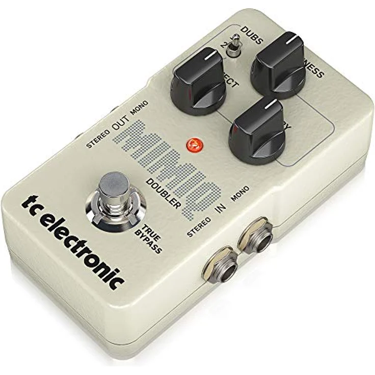 tc electronic Mimiq Doubler, Gitarren-Effektpedal für realistischer Gitarren-Doubler, bis zu 3 zusätzliche Spuren, Stereo-I/O, True Bypass – Bild 4
