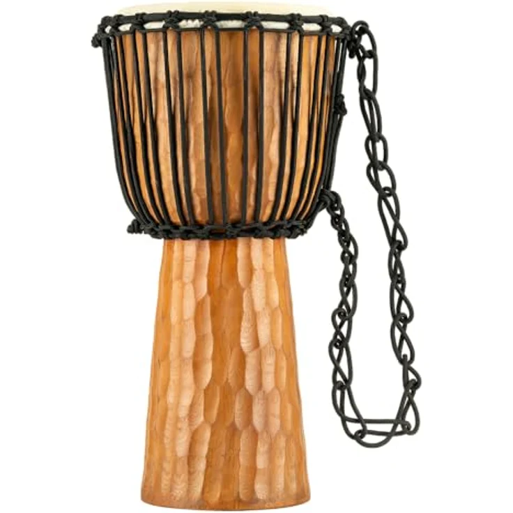 Meinl Headliner Djembe HDJ4-M, 10", Mahagoni Holz mit handselektiertem Ziegenfell, Nile Series – Bild 2