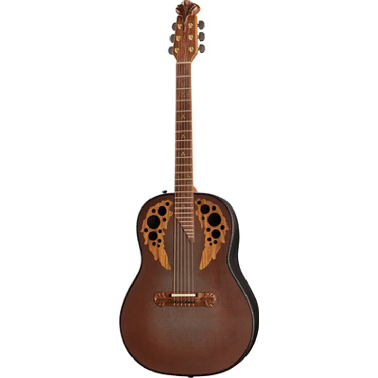 Adamas 1687GT-9-G Reversed Brown Burst, E-Akustik Westerngitarre mit Carbon Fiber Decke und Ovation OCP-1K Pickup