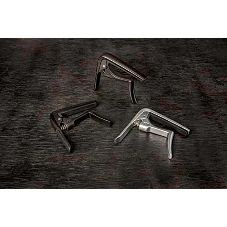 Dunlop Trigger Fly Capo BK, Kapodaster für Akustik- und E-Gitarre mit ergonomischem Griff und optimierter Stimmstabilität, schwarz – Bild 8