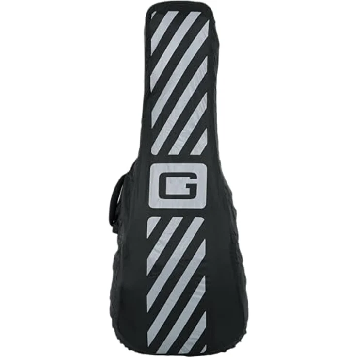 Gator G-PG Classic Guitar, Gitarrentasche der ProGo Ultimate Serie mit 25 mm Polsterung, Schwarz, inkl. Regenhülle und mehreren Taschen – Bild 16