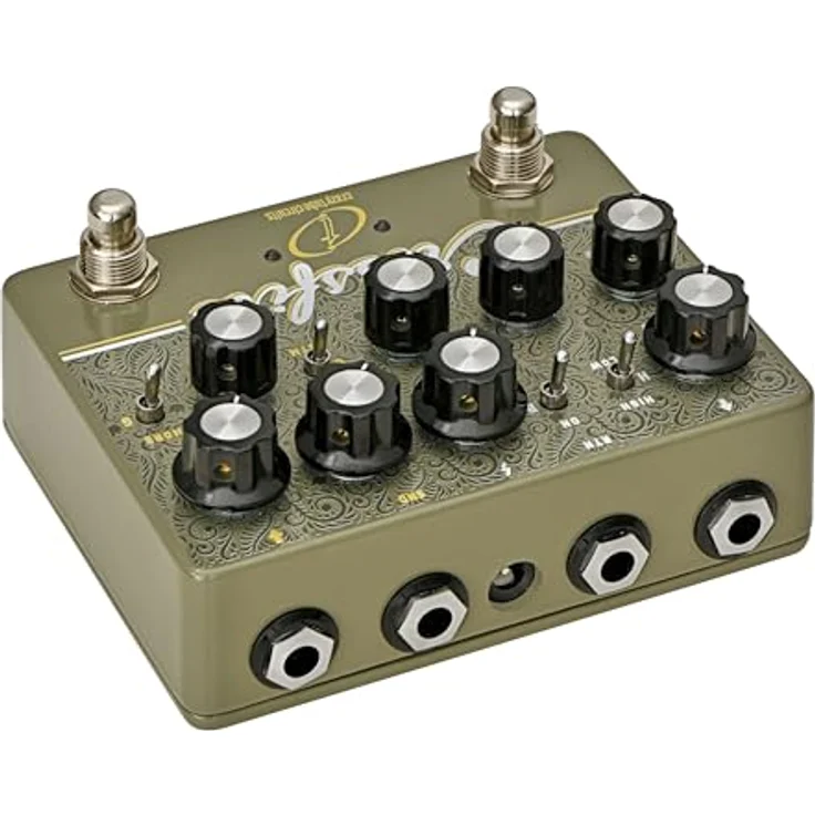 Crazy Tube Circuits Crossfire Overdrive/Pre-Amp, Effektpedal für E-Gitarre mit TS-Overdrive und passivem Einschleifweg – Bild 3