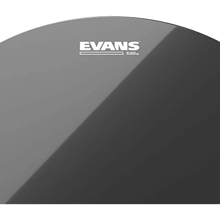 Evans ETP-CHR-F Fellset Black Chrome für Toms, 10 Zoll, 12 Zoll und 14 Zoll, klar und schwarz chrome – Bild 2