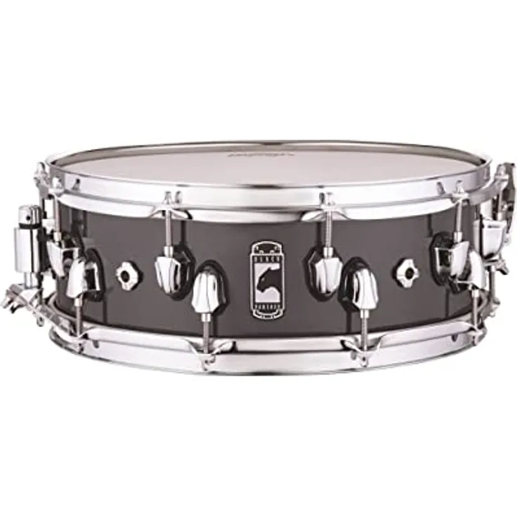 Mapex 14"x05" Razor Snare, Black Panther Serie, 6-lagiger Ahornkessel, Dark Grey, Cylinder Drive Snareabhebung, chrom Hardware