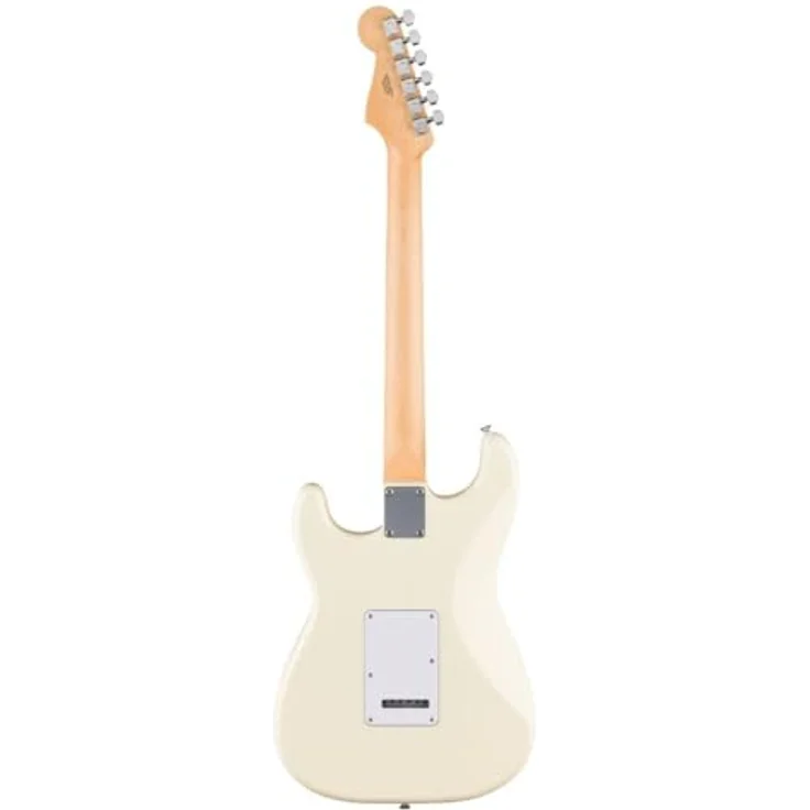 Fender Standard Stratocaster, E-Gitarre in Olympic White mit klassischem Design – Bild 2