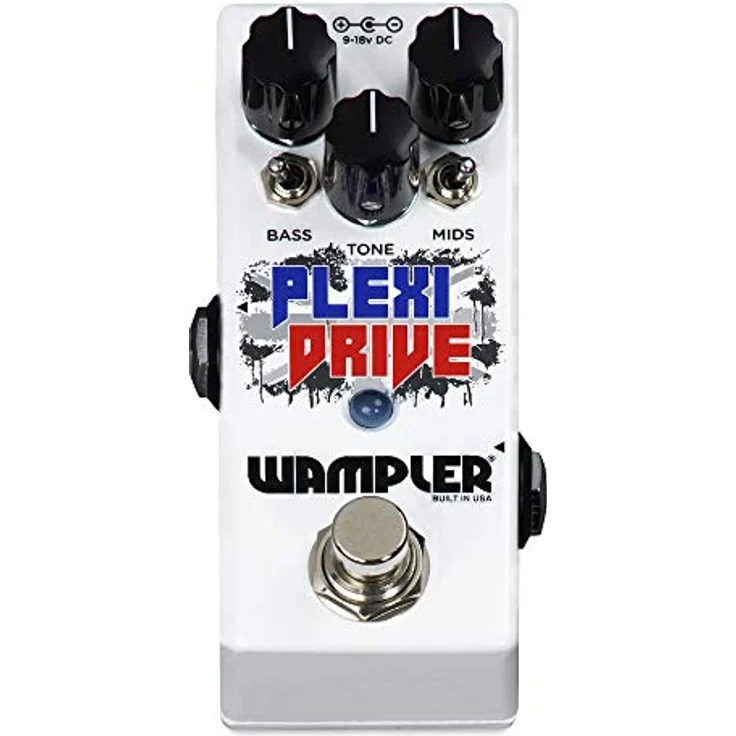 Wampler Plexi-Drive Mini, Overdrive-Pedal für E-Gitarre mit Mid-Boost und Bass-Boost-Schaltern, Made in USA – Bild 3
