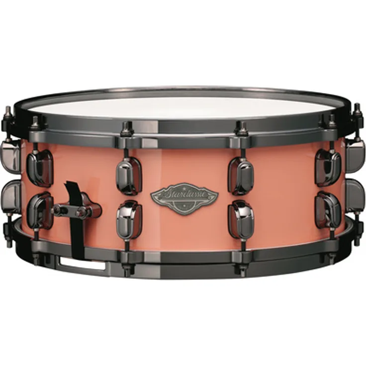 Tama 14"x5,5" Starclassic Performer Snare, Limited Edition in Dusty Rose, 6mm Kessel aus 4 Lagen Birke und 2 Lagen Ahorn, Black Nickel Hardware