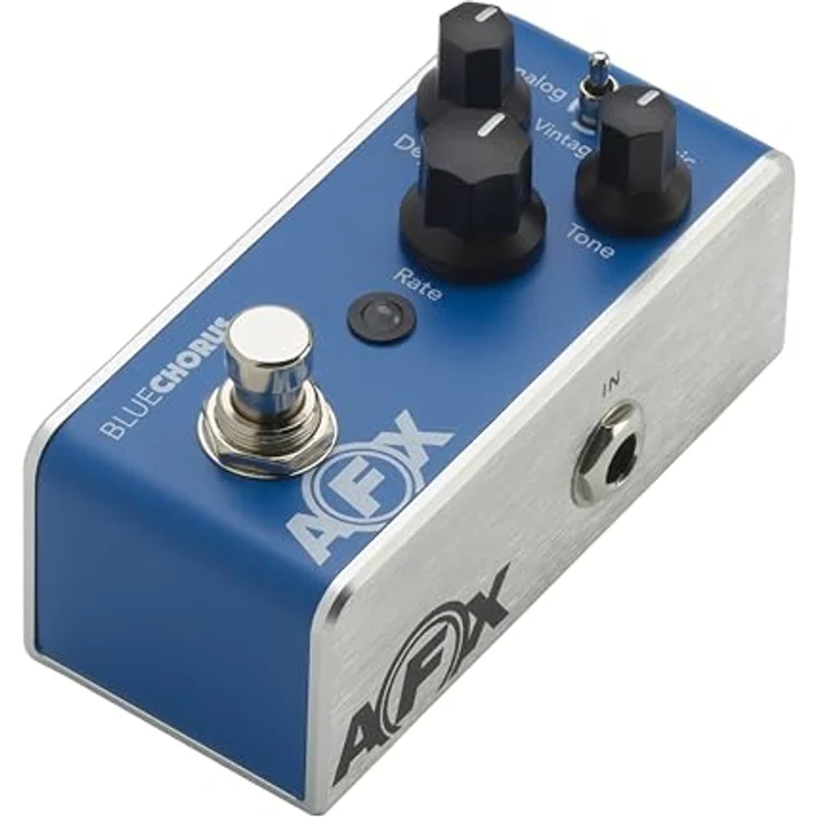 Fishman AFX BlueChorus Mini Chorus, Effektpedal für Akustikgitarre mit 3 Modi (Analog, Classic, Vintage) und Tone-Regler – Bild 3