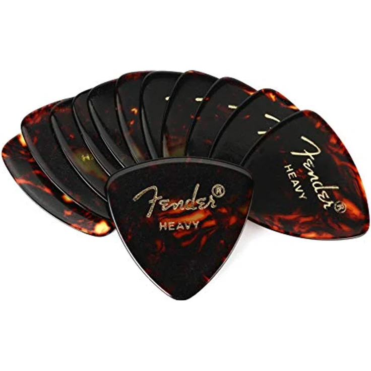 Fender Triangle Picks Shell Set Heavy, Set mit 12 Plektren aus Schalenmaterial, stark – Bild 1