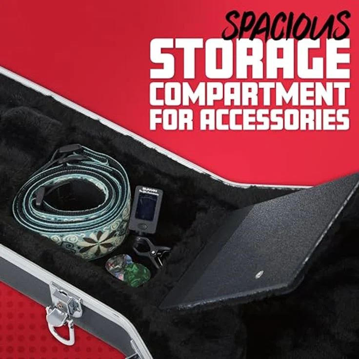 Gator GC-SG Guitar ABS Case, Gitarrenkoffer für SG Typen mit Alu-Schließprofil und EPS-Schaumpolster, abschließbare Schlösser – Bild 3