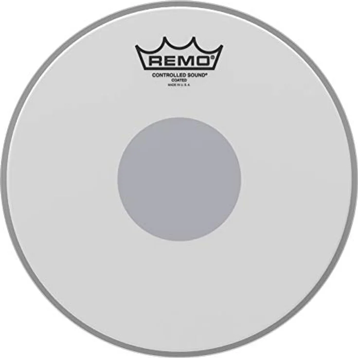 Remo 10" CS Coated Black Dot Snare, Schlagzeugfell mit rauer Oberfläche und schwarzem Verstärkungspunkt – Bild 2