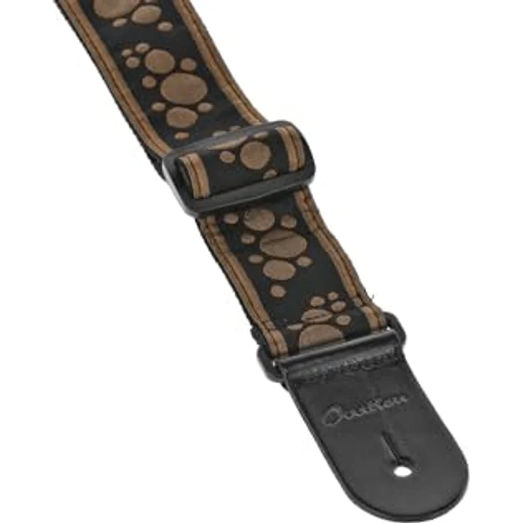 Ovation Soundhole Retro Copper, Nylongurt mit stabilem Lederende und gesticktem Multi Soundhole-Motiv, Kupfer – Bild 5