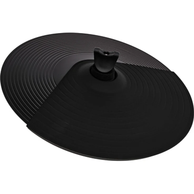 Millenium MPS-850 12" Crash Cymbal Pad, Zwei-Zonen Becken Pad mit Abstoppfunktion, inklusive Kabel und Beckenarm