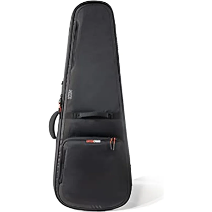 Gator Icon Semi Hollow Guitar BK, Gigbag für Semi Hollow E-Gitarre, witterungsbeständiges schwarzes 1000D Nylon, inklusive Regenhülle und versteckter Tasche – Bild 11