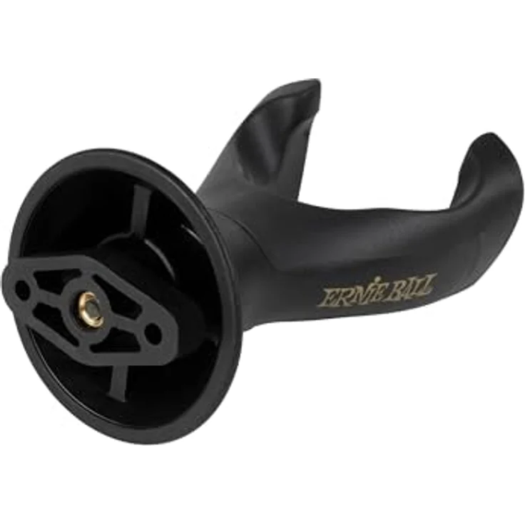 Ernie Ball Wall Hanger Black 9619, Gitarrenständer mit gepolsterter Auflage, schwarz, einfache Wandmontage – Bild 2