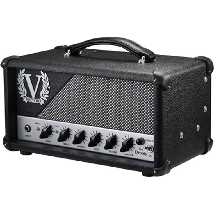 Victory Amplifiers The Deputy Compact Head, Röhrenverstärker Topteil für E-Gitarre mit 25 Watt Leistung, 3 x 12AX7, 2 x EL86, Effekten wie Reverb und vielseitigen Voice-Schaltern, handmade in UK