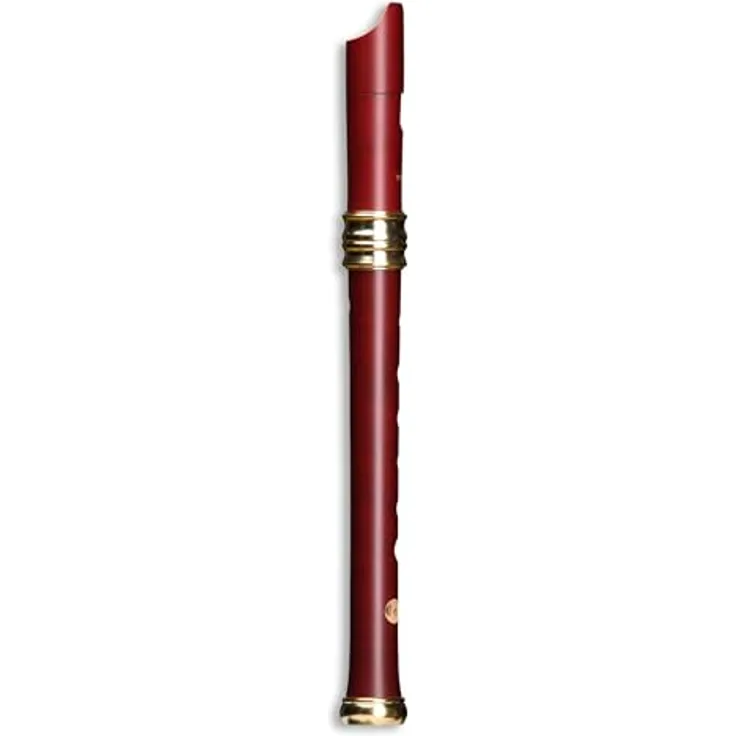 Mollenhauer 4119R Adris Dream Soprano, Sopranblockflöte aus Birnbaum, rot, barocke Griffweise, Doppelloch