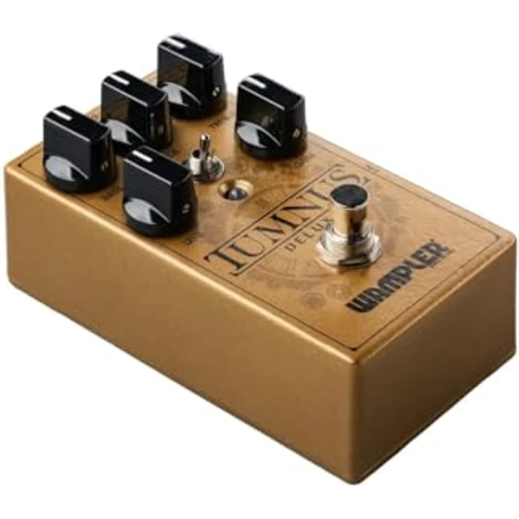Wampler Tumnus Deluxe Overdrive V2, Effektpedal mit schaltbarem Bypass, aktiven Reglern für Bass, Mitten und Höhen, made in USA – Bild 4