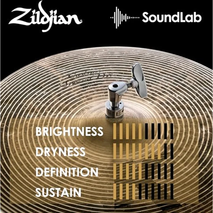 Zildjian 15" K Custom Special Dry Hats, Schlagzeugbecken mit natürlichem Finish, dunklem und trockenem Sound, kurz nachhallend – Bild 5