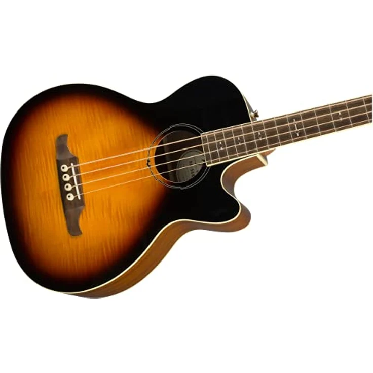 Fender FA-450CE 3TSB A-Bass, Akustikbass mit geriegelter Ahorn-Decke und Mahagoni-Korpus, 3-Tone Sunburst – Bild 5
